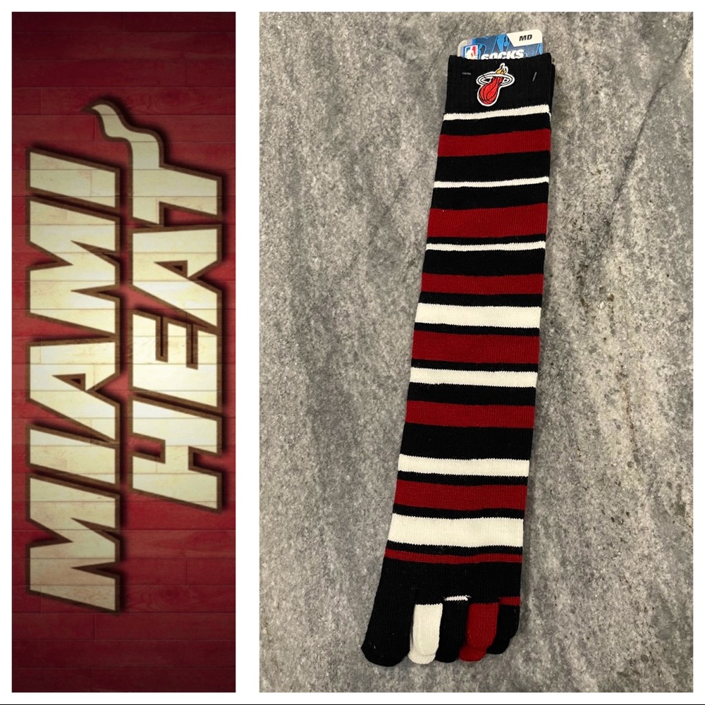 NBA Miami Heat Socks - Unisex - Size Medium